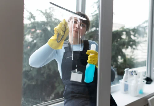 Nettoyage de vitres intérieures et extérieures à Cérences